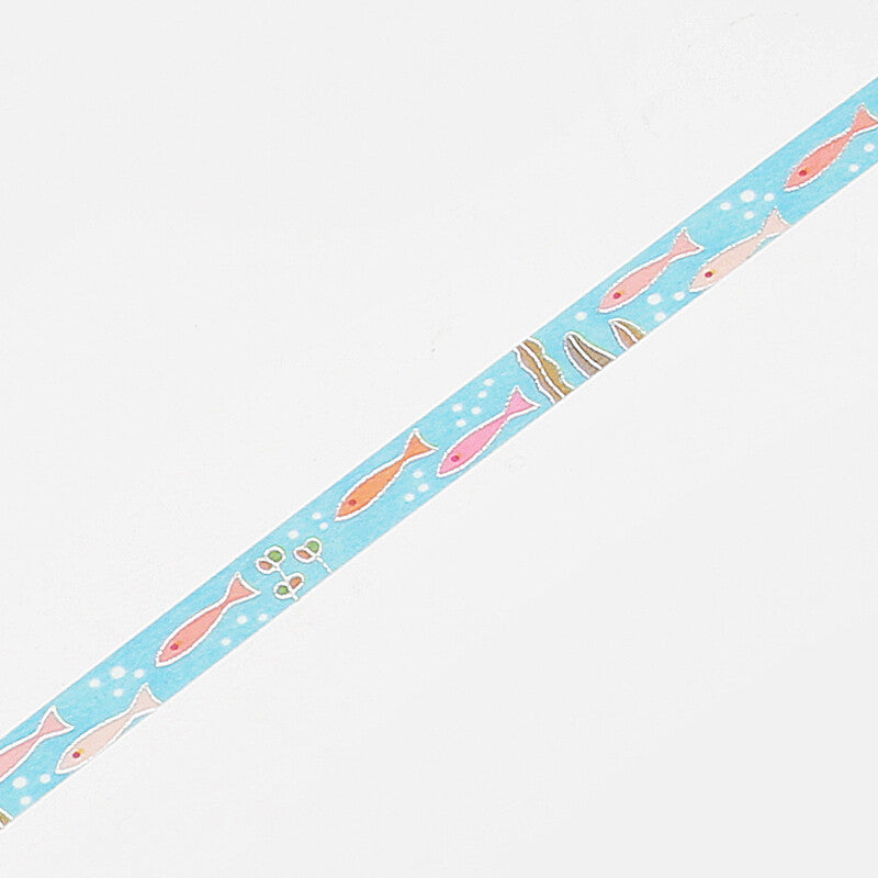 BGM Silver Seabed Washi Tape