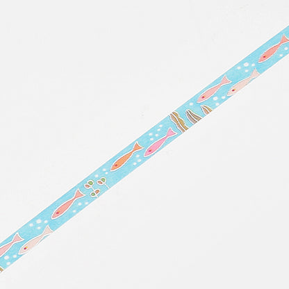 BGM Silver Seabed Washi Tape