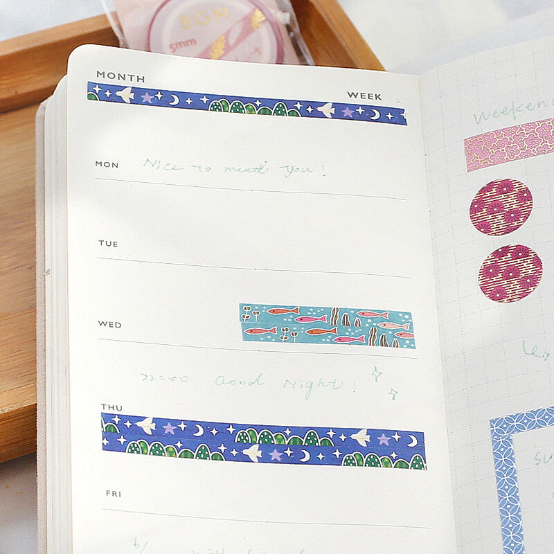 BGM Starry Sky Washi Tape