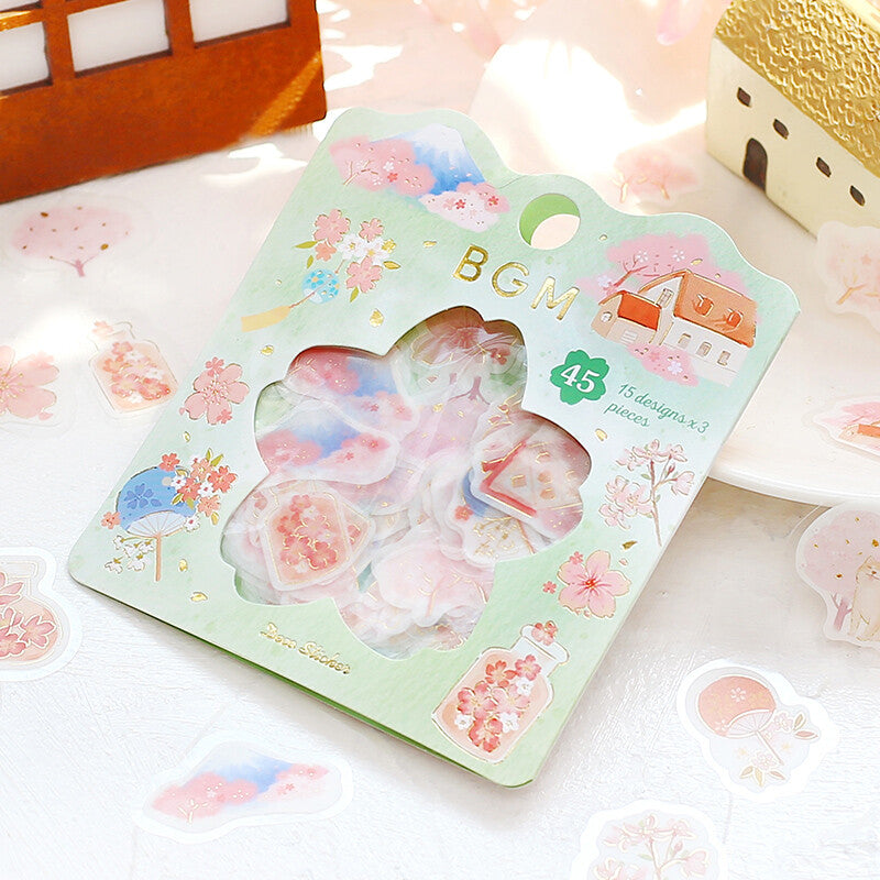 BGM Sakura Countryside Stickers