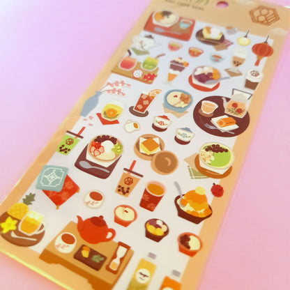 Cafe Snacks Sticker Sheet