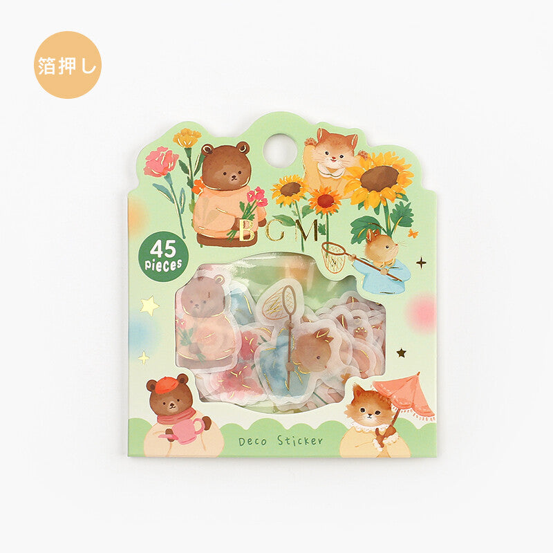 BGM Animals in the Garden Stickers