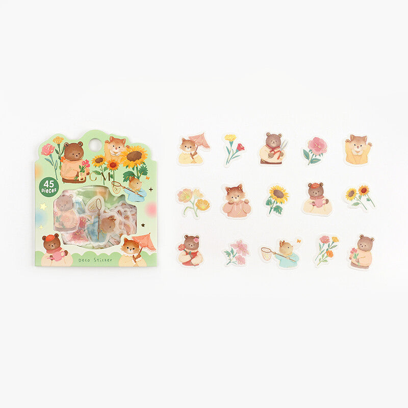 BGM Animals in the Garden Stickers