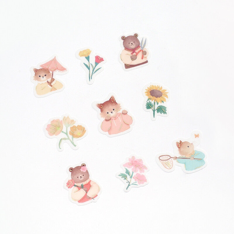 BGM Animals in the Garden Stickers