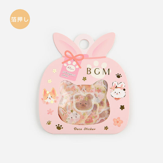 BGM Sakura Animal Stickers