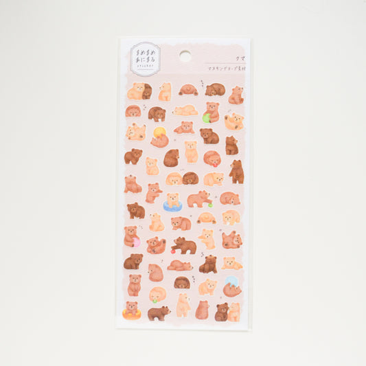 Bear Sticker Sheet