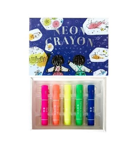 Neon Crayon Set of 5