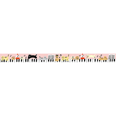 Piano Cats Washi Tape